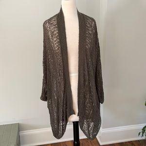 Loose knit cardigan